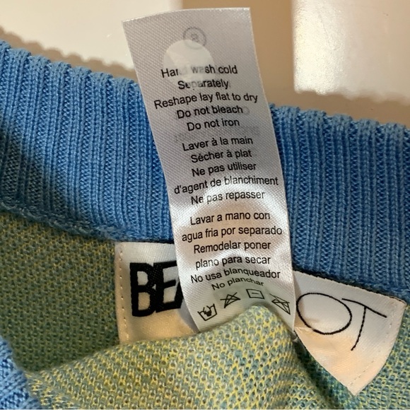 Beach Riot Women’s Callie Spring Daisy Blue Sweater Coverup Size S - Picture 9 of 10